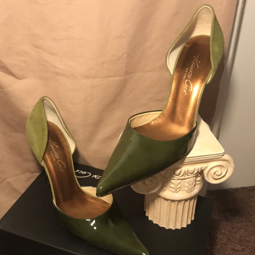 Kenneth Cole Patent / Suede heel